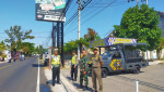 Patroli Gabungan Bersama Anggota Polsek Banjar dan Anggota Koramil Banjar di Wilayah Kecamatan Banjar