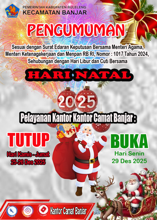 Hari Libur Nasional dan Cuti Bersama Natal Tahun 2025