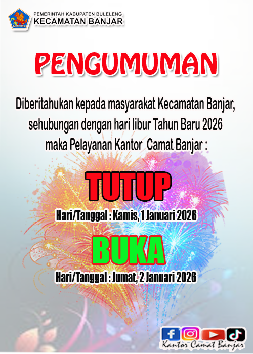 PENGUMUMAN HARI LIBUR TAHUN BARU 2026