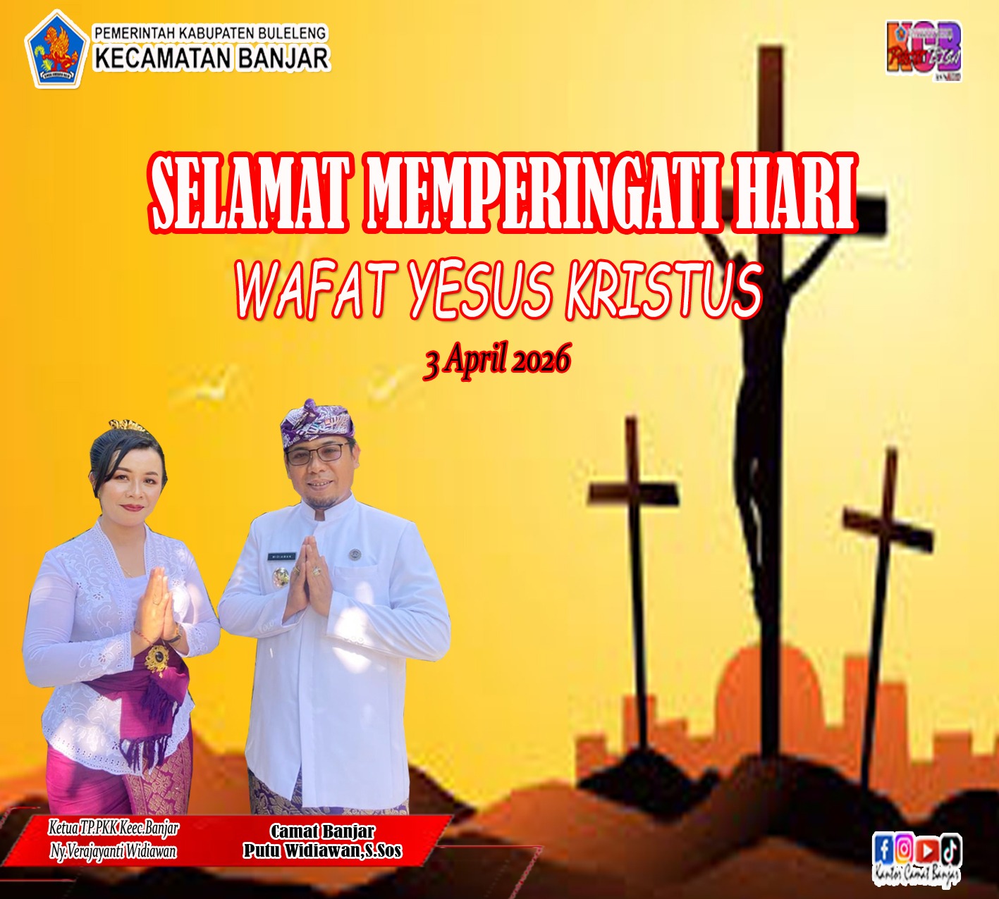 Ucapan Selamat Memperingati hari wafat Yesus Kristus