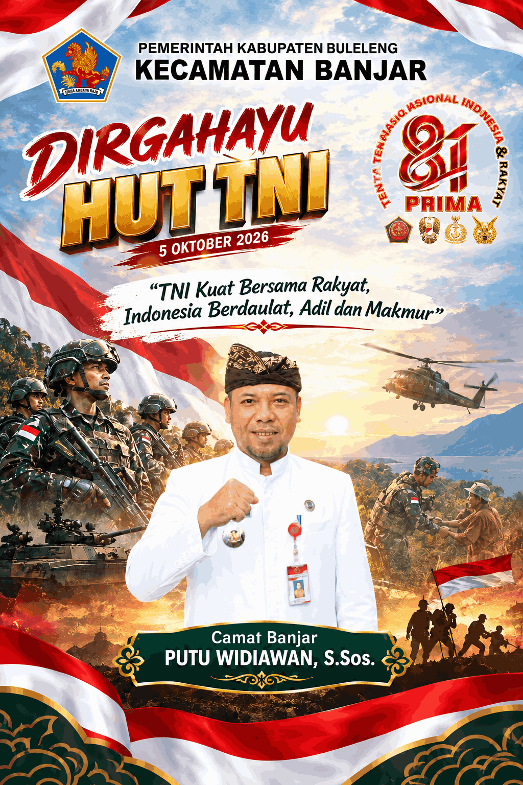 HUT TNI ke-81 Tahun 2026 